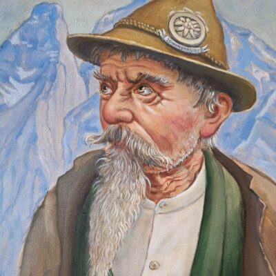 Otto Diringer Bergführer Johann Baptist Schraudolph