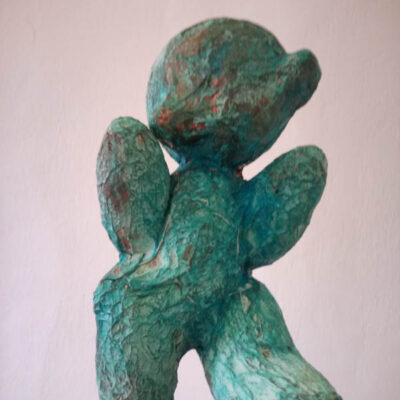 Stefan Ehrck Why walk when you can dance Kupfer Bronze Patina